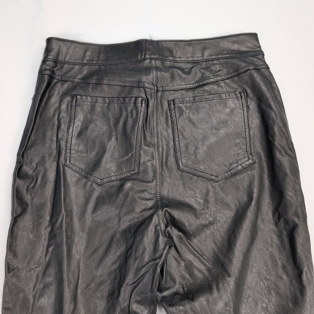Spanx Faux Leather Pant Sz L - Picture 8 of 14